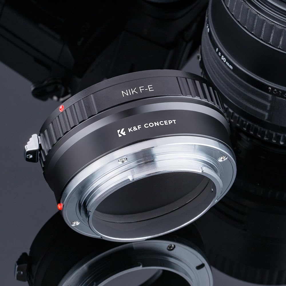 Concept Mount Adapter Nikon F Mount to Sony E Mount Conversion Nikon Compatible AI Lens NEX Camera Compatible Lens Adapter Copper VG20 Exclusive High
