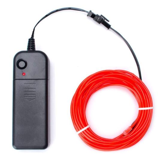 

Светодиодный светящийся кабель, светящаяся одежда «сделай сам», светодиодная полезная неоновая проволока для Хэллоуина, одежда «сделай сам» для танцевального зала