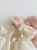Summer Baby Girl Puff Sleeve Lace Romper - Cute Backless Design