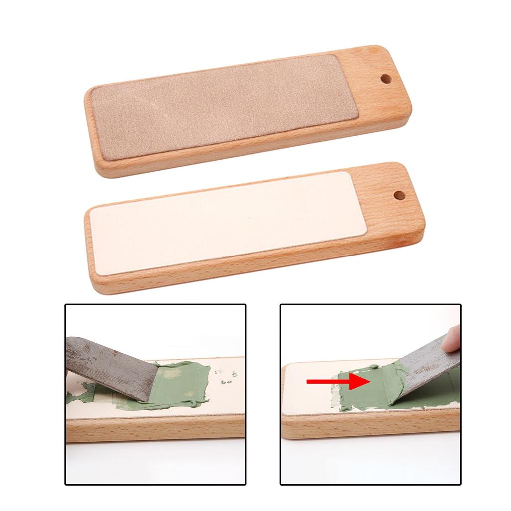 Stropping Leather Strop Lightweight Sturdy Wood Knife Stropping Straight Strop DIY Craft for Woodworking Chisel, Woodcarving,