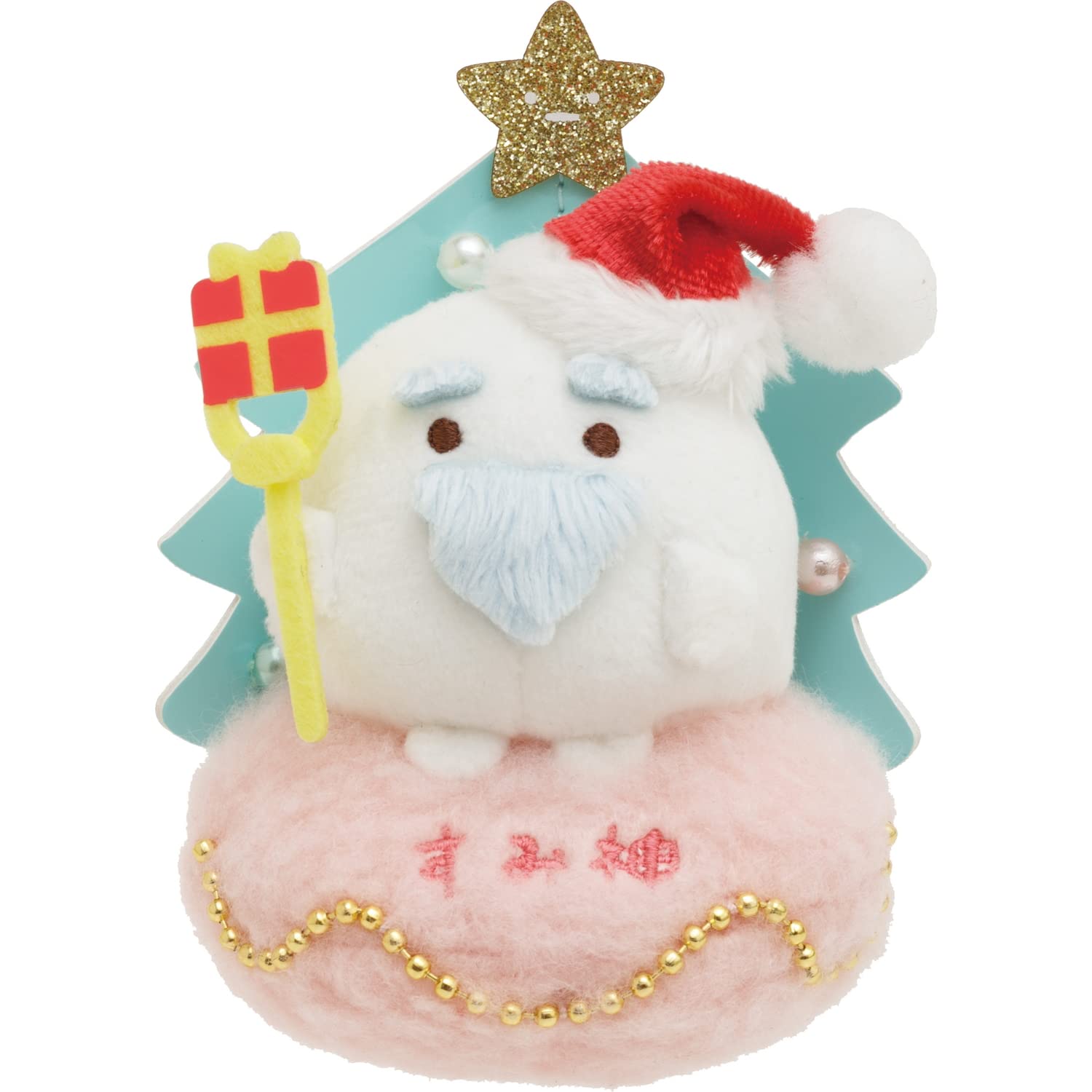 

San-X Sumikko Gurashi [Sumikko Gurashi 10th Anniversary Christmas] Hand-held Plush Toy Sumi God MF66001