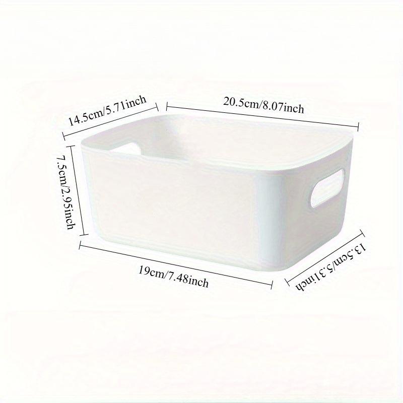 4pcs/1pc Desktop Miscellaneous Storage Box, Cosmetics and Snacks , Kitchen,Office, Home, Multifunctional Handheld Storage Box