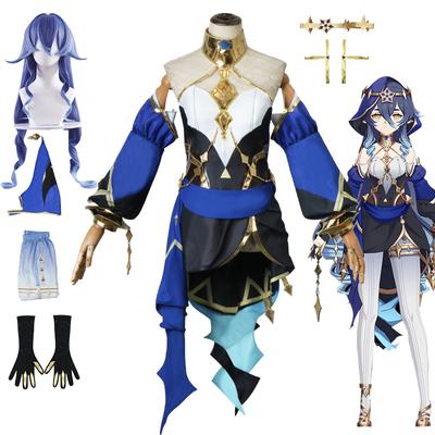 Game   Layla Sumeru Cosplay Costume Layla Full Set Headwear Dress Shoes Wig Anime Cosplay