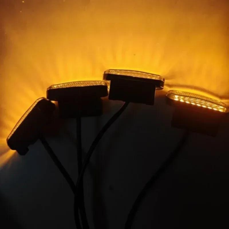 18LED Front Grille Light FOR FOTON TUNLAND V9 Car Daytime Running Light Wheel Eyebrow Lamp For Pickup Offroad 12V Led Light