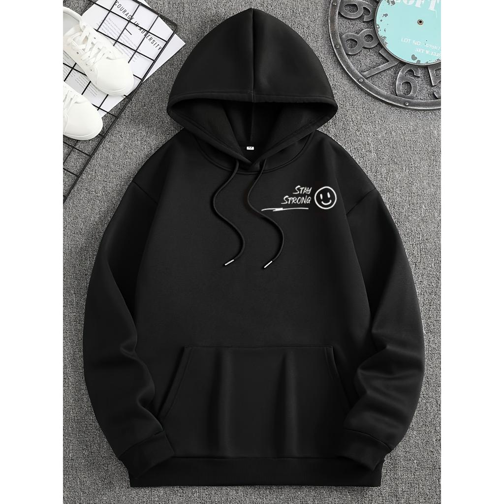Autumn/Winter Men Vintage NEVER GIVE UP Graphic Hoodie Fashion Streetwear Hoodies Unseix Sweatshirt Fleece Oversized Casual