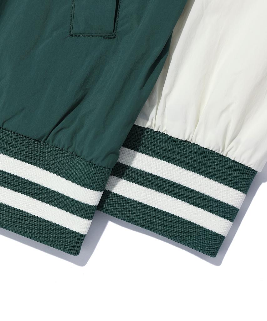 Distn9Ne Retroflow Nylon Varsity Jumper Green (Lo2Ju212-045)