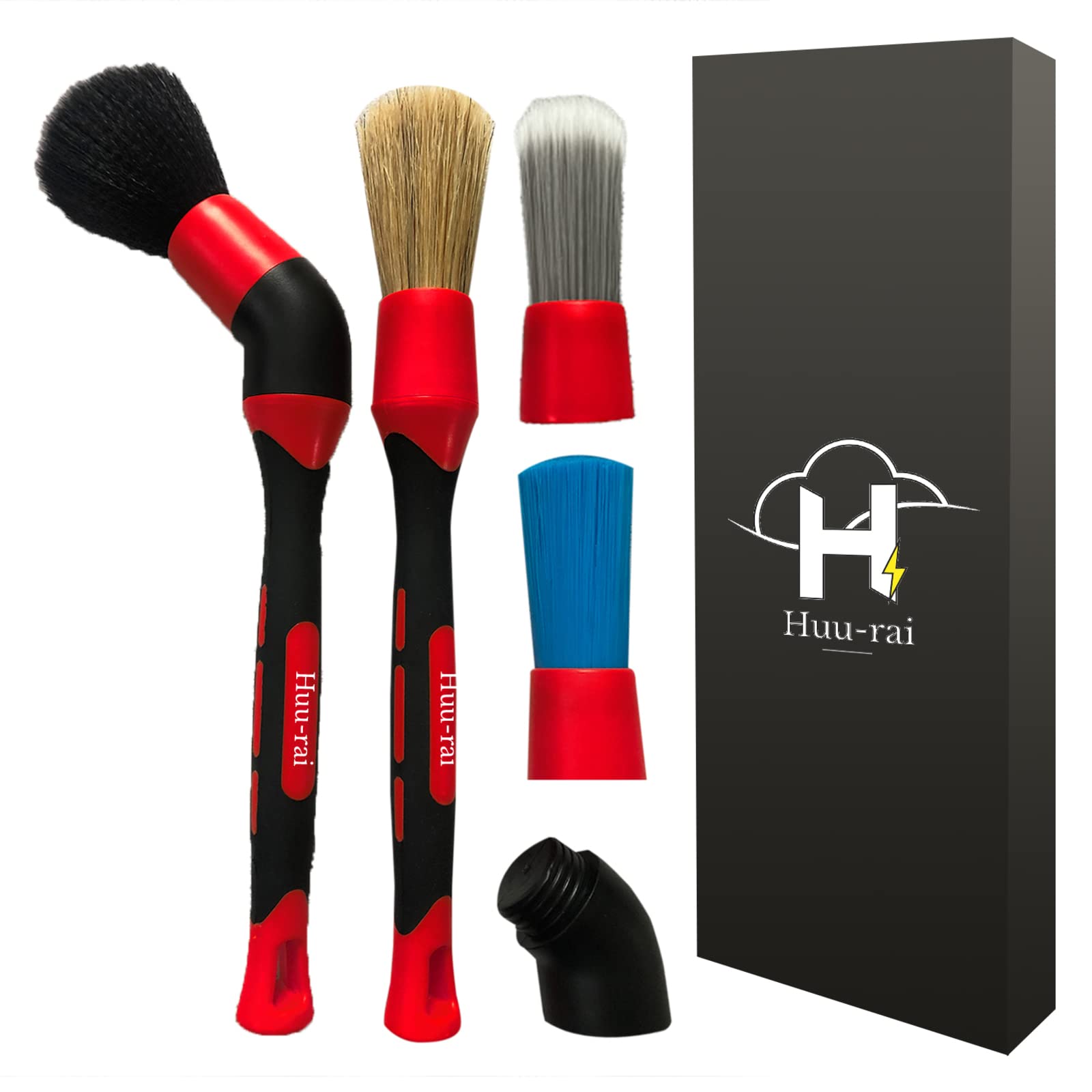 

Щетка для мытья автомобиля, щетка для детализации колес и шин для идеальной очистки деталей и щелей, набор из 6 предметов Huu-Rai, щетка, щетка, мотоциклы,