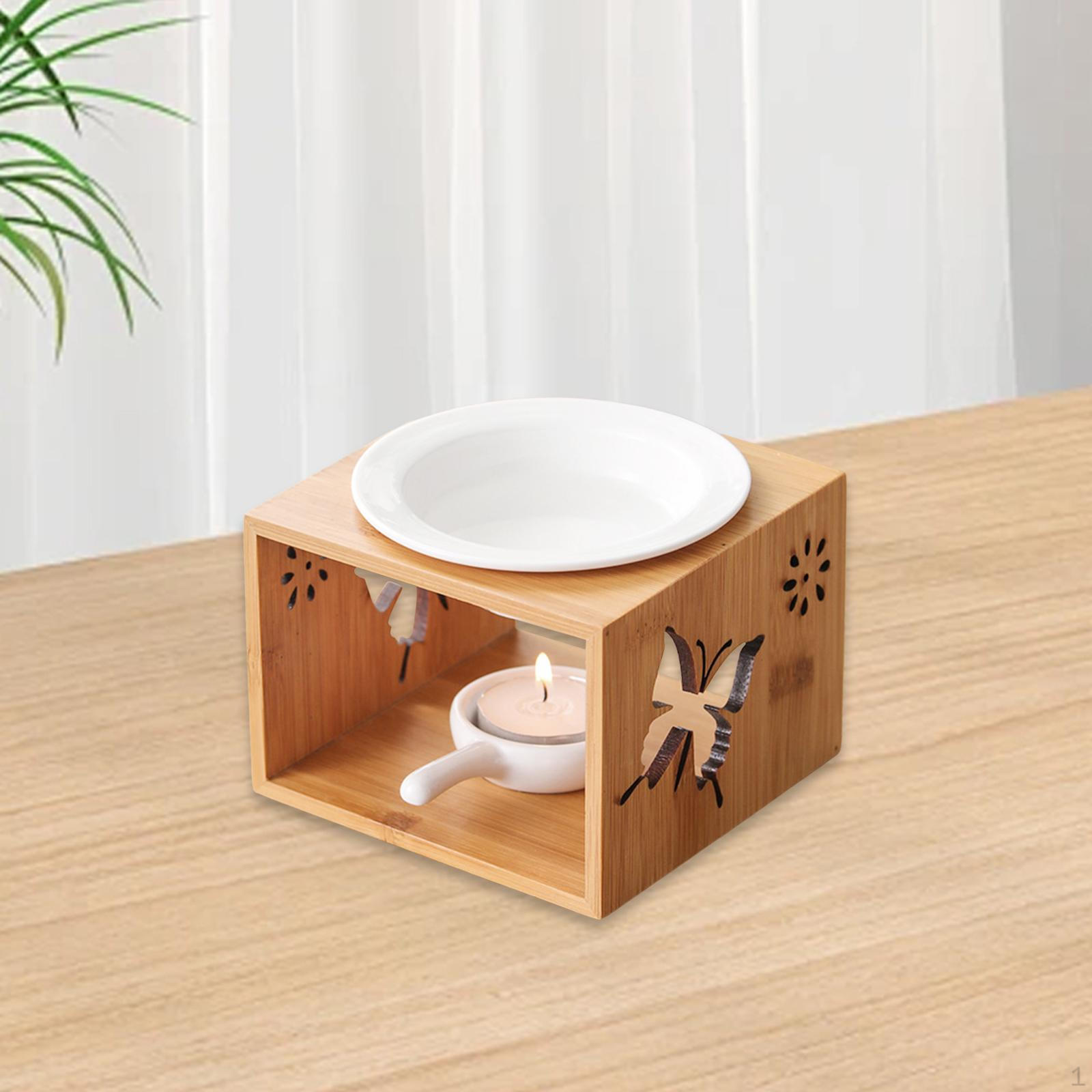 

Essential Oil Burner Tealight Holder for Holiday Home Decoration Living Room Style A Style B