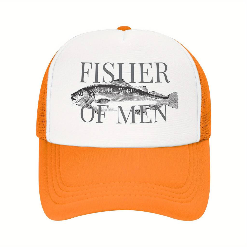 Fisher of Men Matthew 419 Trucker Hat Breathable Mesh Baseball Cap Casual Adjustable Headwear