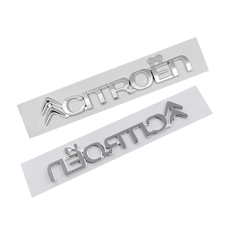 Emblema Auto Bagagliaio Posteriore Adesivo Originale Logo in ABS per Citroen Badge C4 C3 C5 C1 DS3 DS5 DS4 Jumper Xsara C-Elysee Picasso Nemo