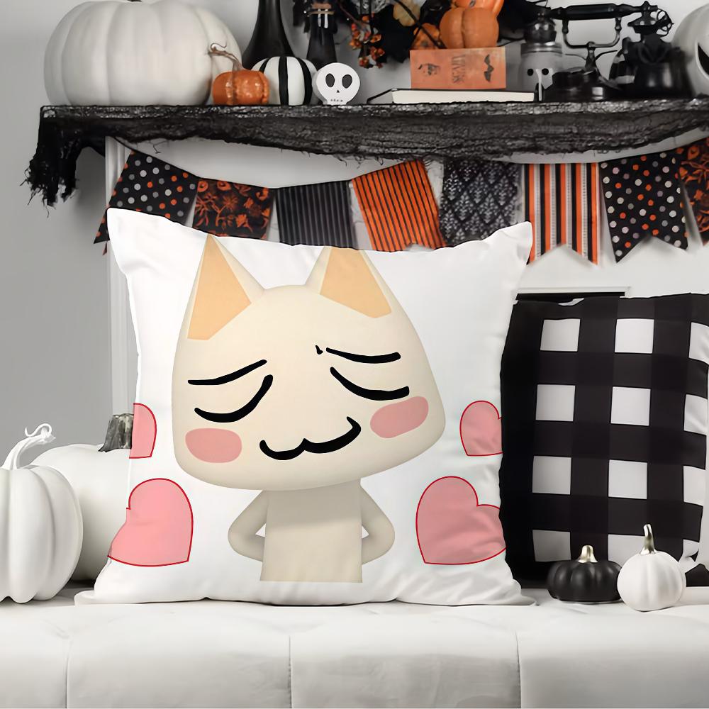 Мультяшная милая наволочка с Иноуэ Торо, офисные подушки, подходит для дивана, машины, спальни, декоративная наволочка 12x12Inch