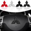 3D Car Steer Wheel Emblem Sticker Auto Interior Accessories For Mitsubishi 9 Ralliart X EX ASX L200 Colt Outlander Pajero Lancer