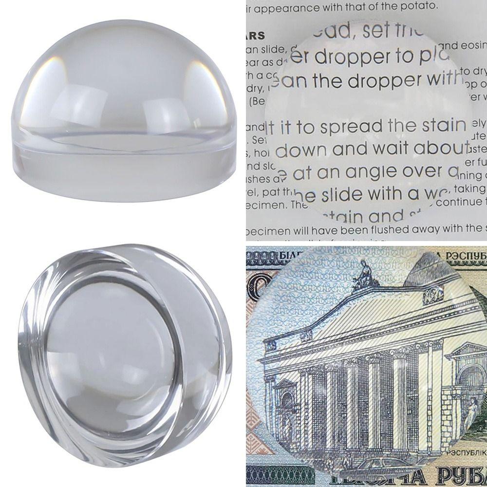 All Optical Table Round Paper Weight Desktop Magnifier Reading Magnifying Glass Acrylic Magnifying Lens