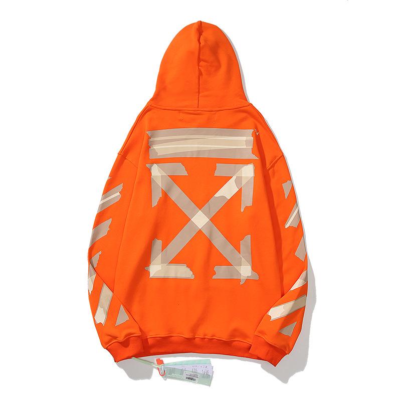 OFF-WHITE Unisex Hoodie aus Baumwoll-Frottee - Trendig & Hochwertig