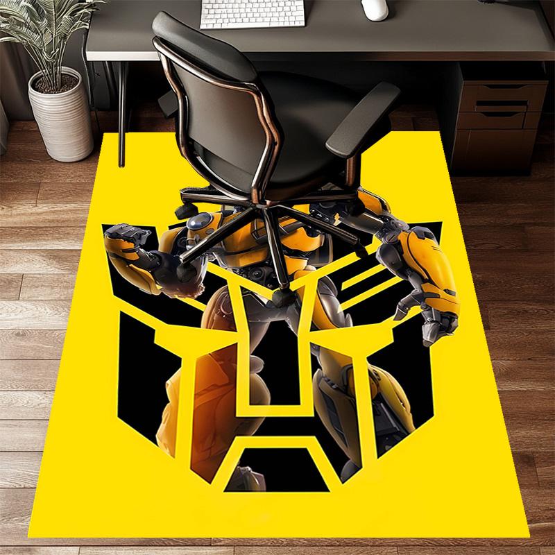 1pc Bumblebee5 Design Printed Area Rug Carpet for Bedroom Living Room Home Decor Rugs Mat Non Slip Mat Rug for Bedside