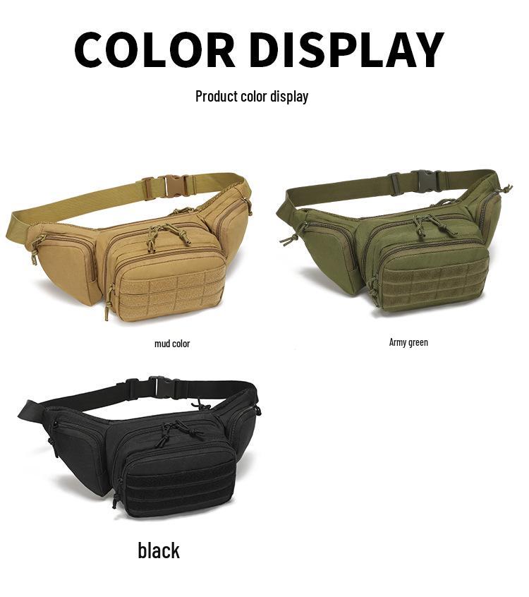 Multi-Function Tactical Waist & Shoulder Bag for Outdoor Sports & Cycling