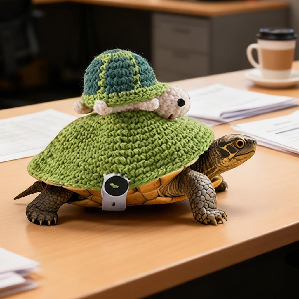 Suéter Para Tortuga Tejido Cálido Ropa Reptil Ropa Tortuga Mascota Pequeña Fiesta de Halloween Cosplay Clima Frío Vacaciones