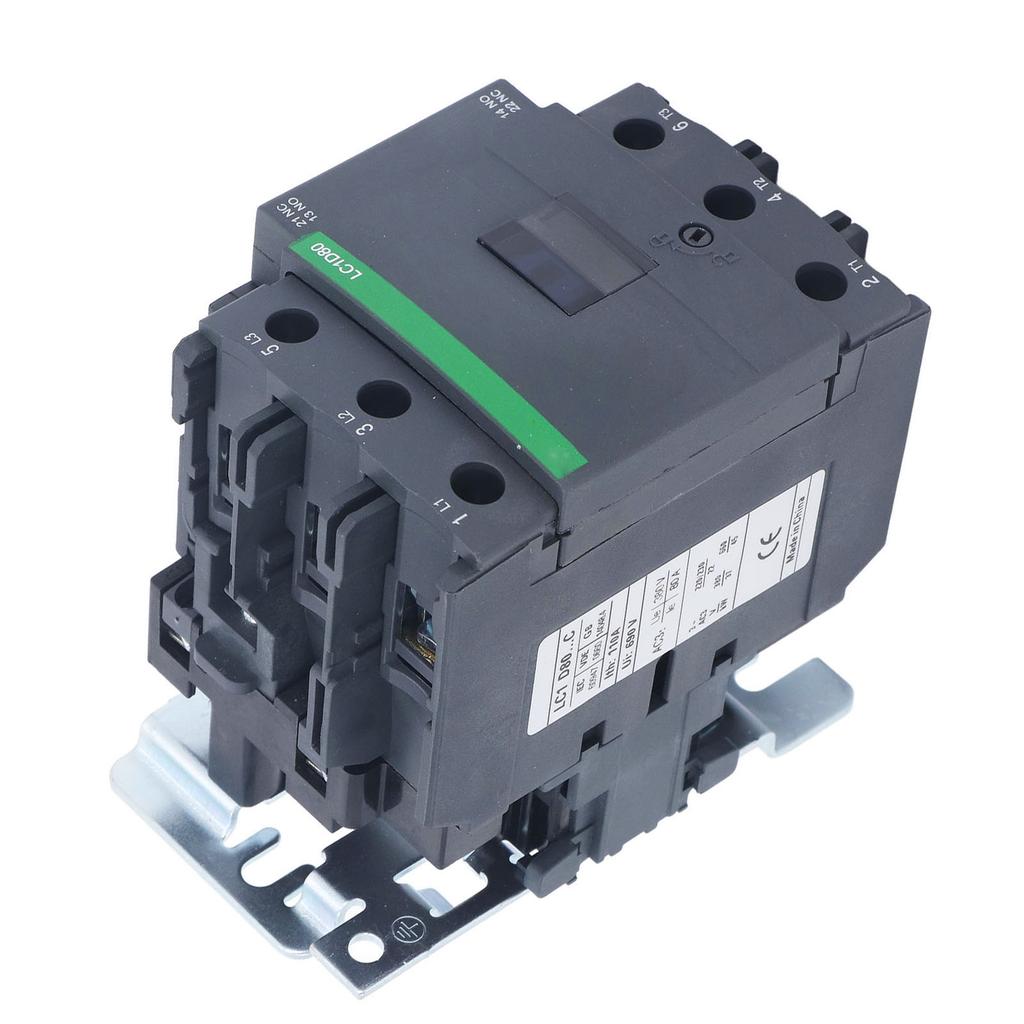 Contactor AC Sensibilitate Ridicată Rezistent la Căldură Putere Mare 1NO 1NC Contactor de Putere de Înaltă Tensiune 80A 380V Bobină AC220V