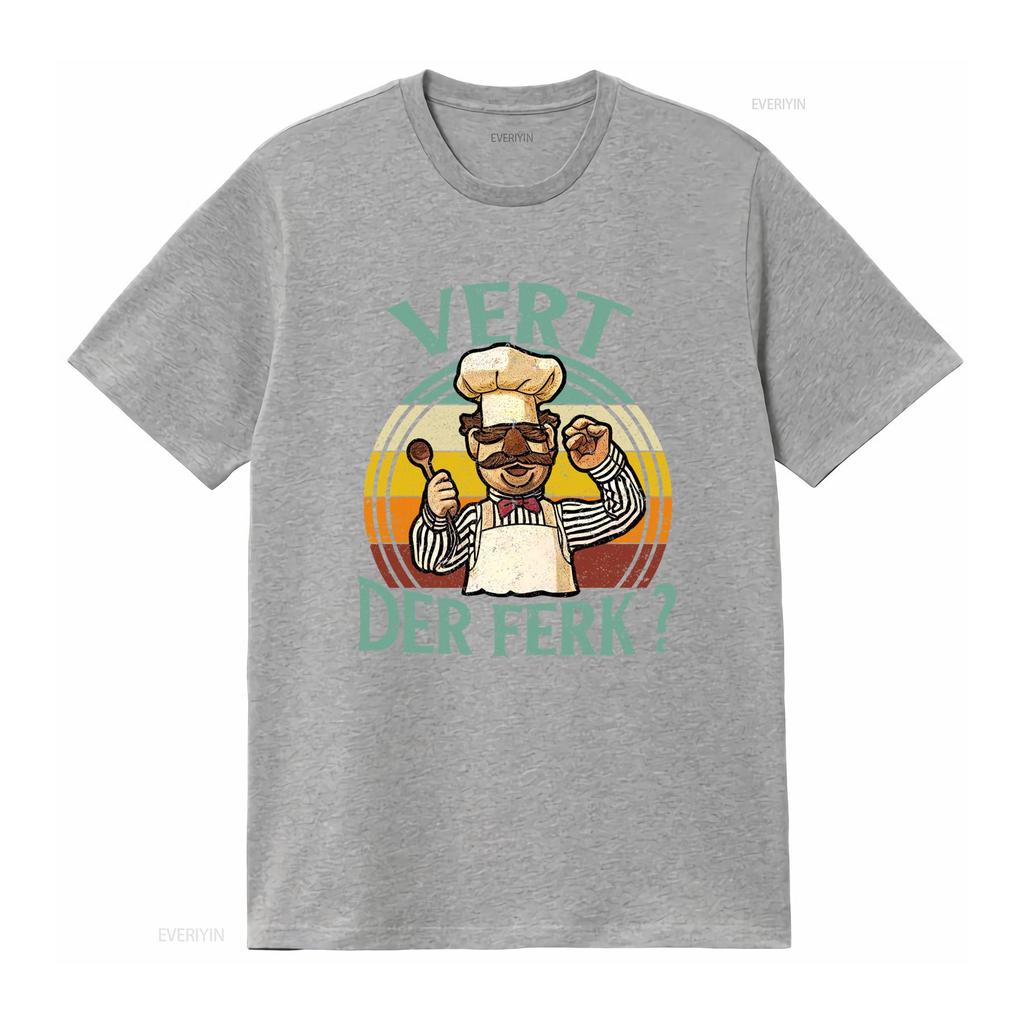 Swedish Chef Retro Design T Shirt for Men S 5XL Fast Shipping vintage Washed Comfortable Versatile Stretched