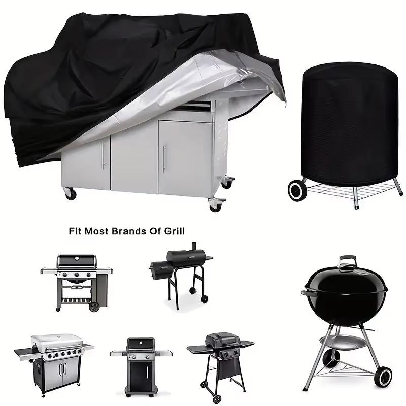 Full Coverage Grill Waterproof Cover Dustproof and durable 210D oxford fabric, ideal for outdoor patio garden grills