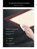Chinese Style Retro Walnut Ceiling Light - Full Spectrum Eye Protection for Living Room & Study