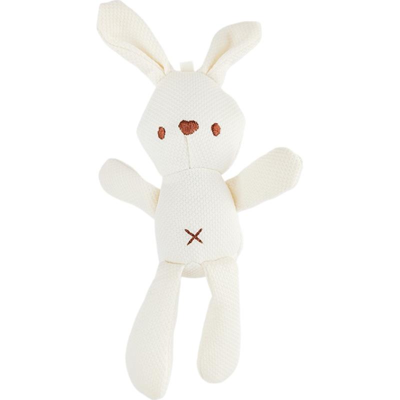 Rabbit Dog Toy Bite Resistant Corn Grain Fabric Chew Toy Cute Embroidered Pet Teeth Cleaning Toys For Small Medium Dogs