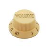 FLEOR Cream Plastic Single Coil Pickup Covers 2T1V Tone Volume Control Knobs Switch Tip Bar Tip Set 52/52/52mm