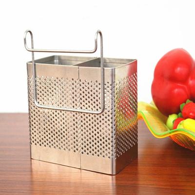 Square Cookware Rack Organizer Cutlery Dryer Drainer Shelf Chopsticks Fork Spoon Holder Stainless Steel Chopstick Holder