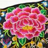 Leaf Ethnic Style Tote Bag Bird Rose Flower Shoulder Bag Elegant Embroidery Flower Handbag  Travel