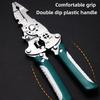 Multifunctional Pliers Crimper Cable Cutter Adjustable Automatic Wire Stripper Stripping Crimping Pliers Terminal Hand Tool