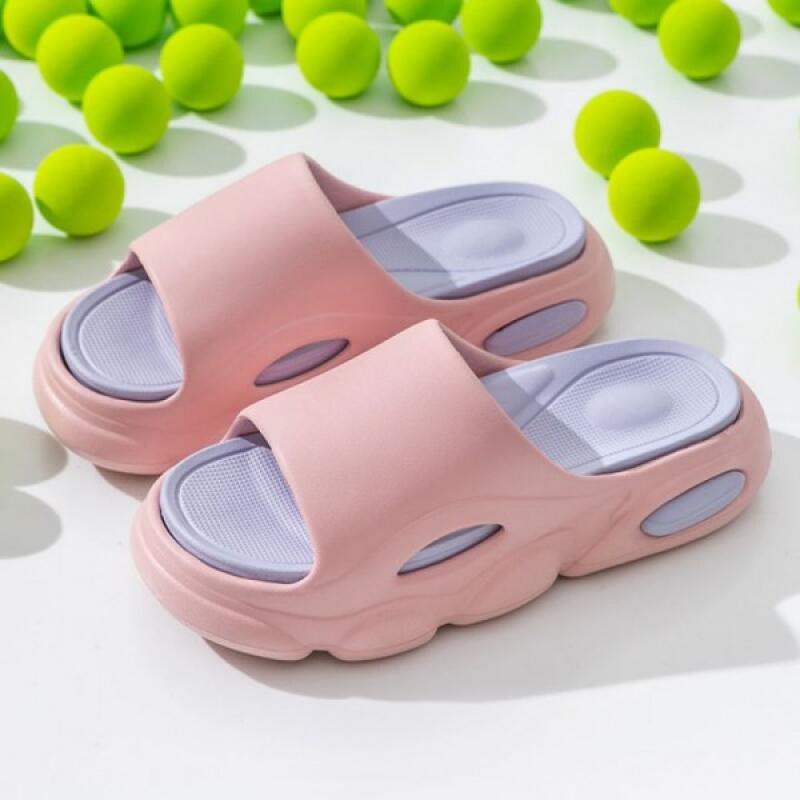 Fluffy noise-reducing slippers 0374 Pudding Slippers Green 240 4450₽
