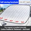 Universal Front Car Snow Frost Cover Windshield Outdoor Waterproof Winter Automobiles Exterior Protection Sunshade ProtectorWindshield Sunshades 1