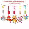 New Baby Rattles Bell Toy Soft Stuffed Animal Rattle Hand Grip Toys Pendant  Stroller Crib Bed Teether Hanging Toy 0-24 Months