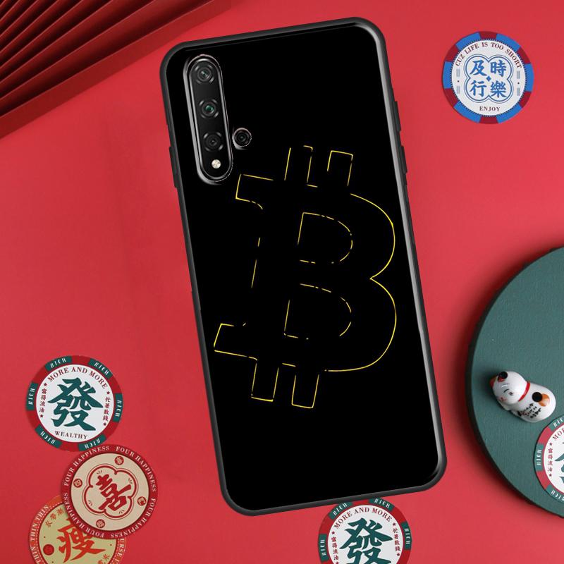 Bitcoin For Huawei P30 P20 P40 Lite P60 Pro Nova 5T 12s 12i 11i Y90 Y70 Y60 Y61 Y91 Y72 9 10 SE Case