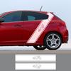 Usgm4 2 stk Bilsideklistremerker Dekal For Giulia Giulietta 159 156 MITO Stelvio 147 Sportiva Duetto GT Tuning Tilbehør