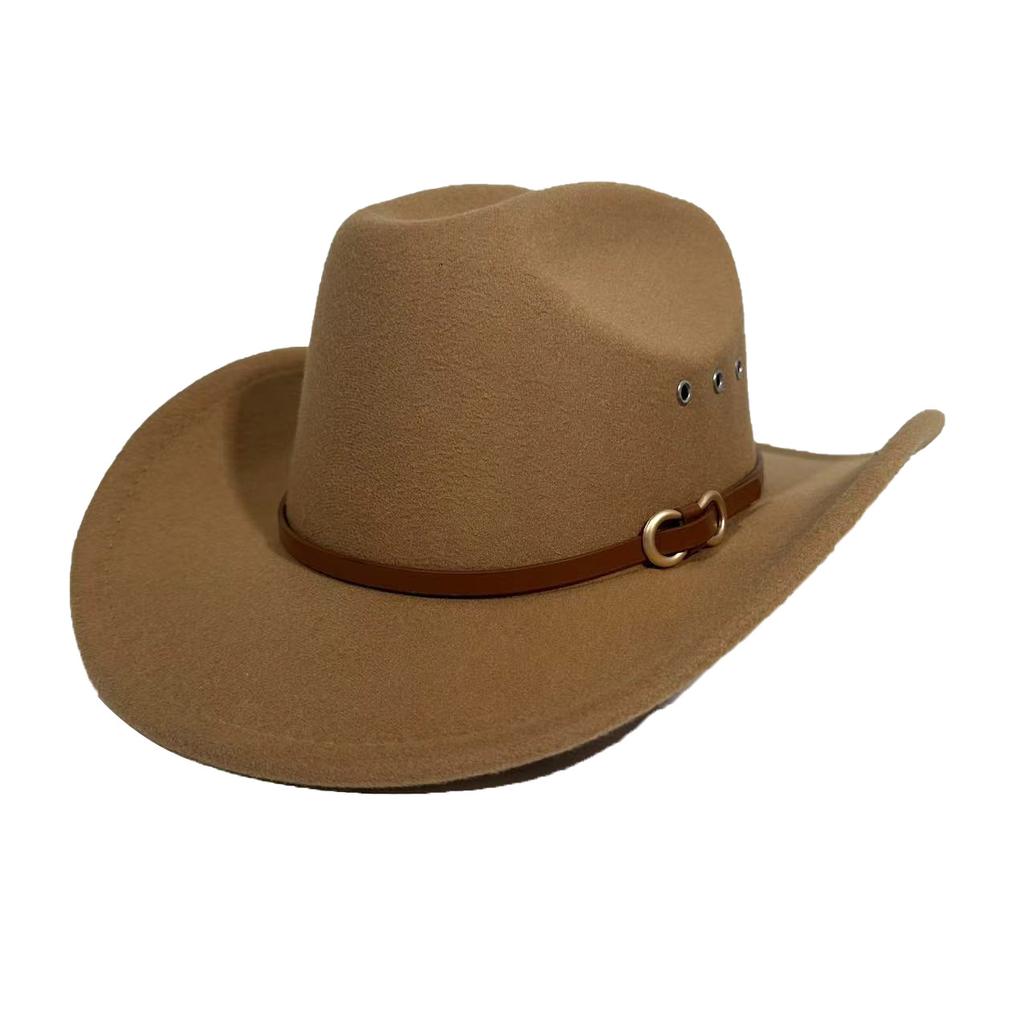 Hat Women'S Western Cowboy Hat Men'S Ethnic Edge Top Hat Jazz Hat