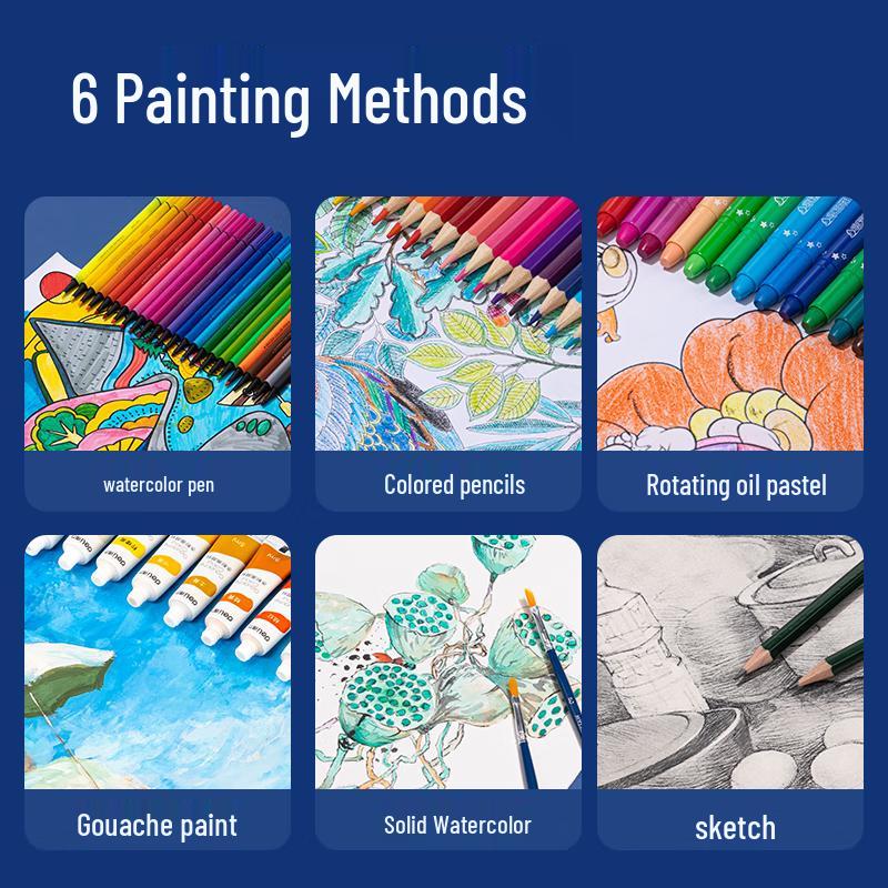 Deli 103-Piece Kids Art and Painting Gift Set