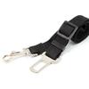 Laisse ceinture de sécurité - neuftech - ajustable 41-67 cm - nylon - noir - pour chien/chat