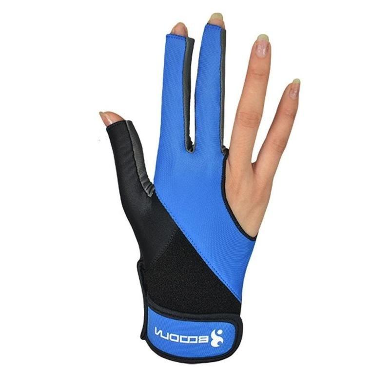 Snooker Billiards Black Eight Dedicated High-end Three-finger Gloves Fingerless