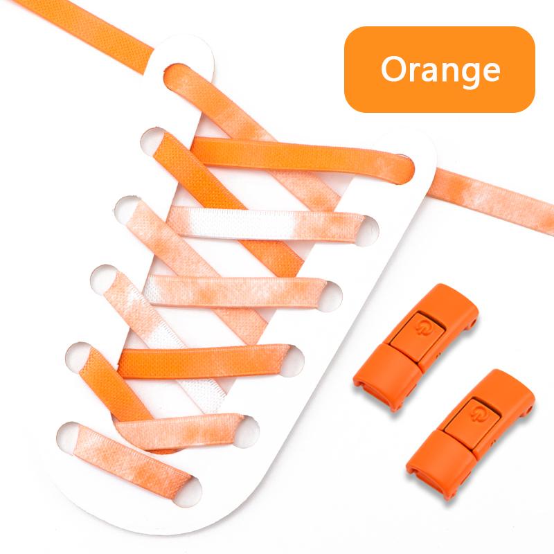 Press Lock Shoelaces No Tie Shoe Laces Without Ties Elastic Laces Sneaker Flat Rainbow Shoelace for Shoes Adults Kids
