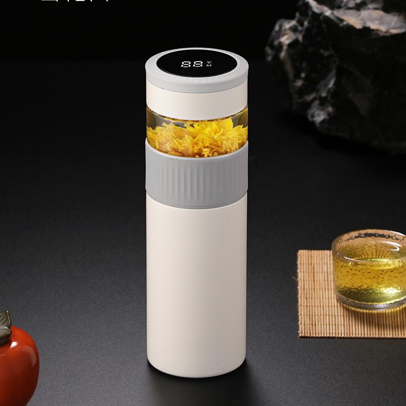 Custom logo 15OZ 380ml Vacuum Insulated Double Wall Stainless Steel Travel Coffee Mug with Plastic Lid