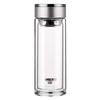HAERS Double-Layer Glass Tea Infuser Bottle