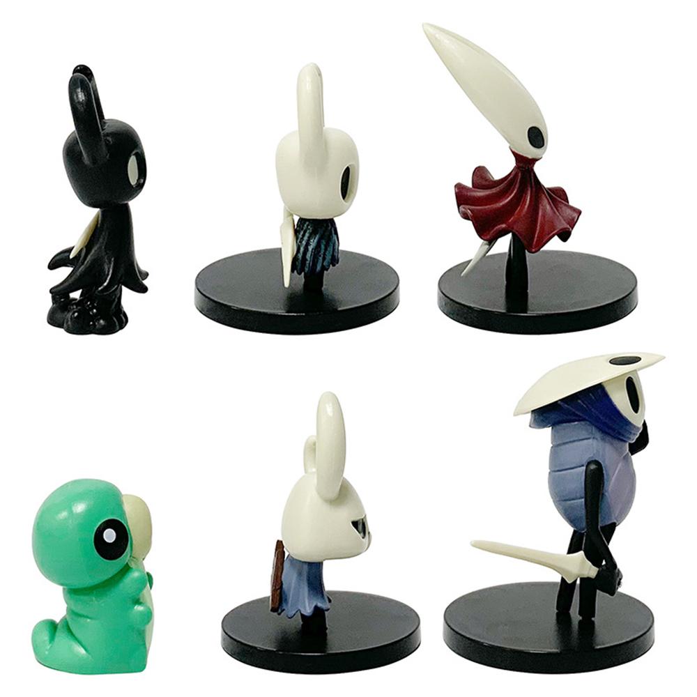 6Pcs Hollow Knight Action Figures Models For Statue Collectible Ornaments Gifts