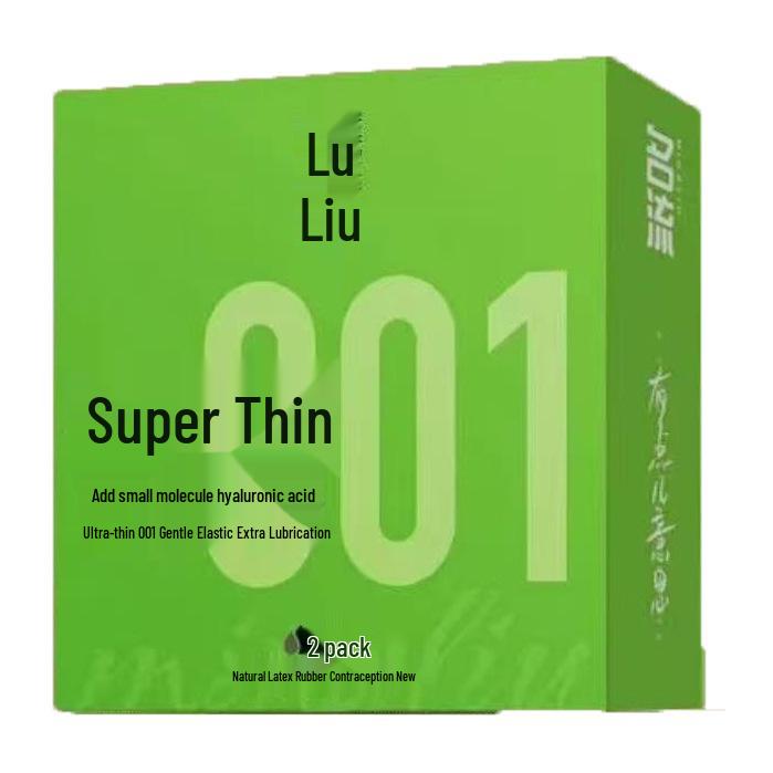 Mingliu Ultra Thin Long-Lasting Dotted Condoms with Hyaluronic Acid - 10 Pack