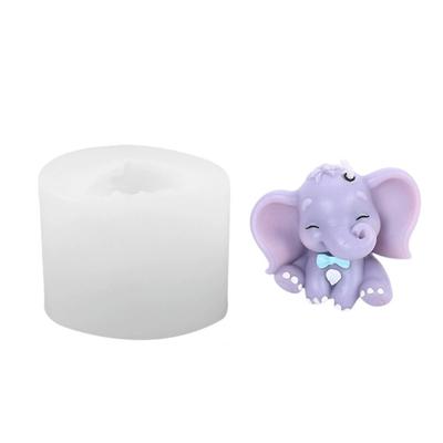 Stampo Forma Elefante per Cibo Stampo per Artigianato Texture Silicone Adatto per Progetti di Decorazione Feste e Casa