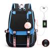 Blank backpack Korean version of Oxford cloth large-capacity student schoolbag simple casual versatile backpack