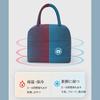 Lunch Bag with Thermal Insulation, Large Capacity, Lightweight, Waterproof, Washable, Convenient Storage for Commuting, School, and Camping (Blue)