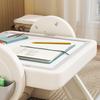 Multipurpose Children's Table with Storage Shelf and Drawers, In HDPE and PP, Grey and White