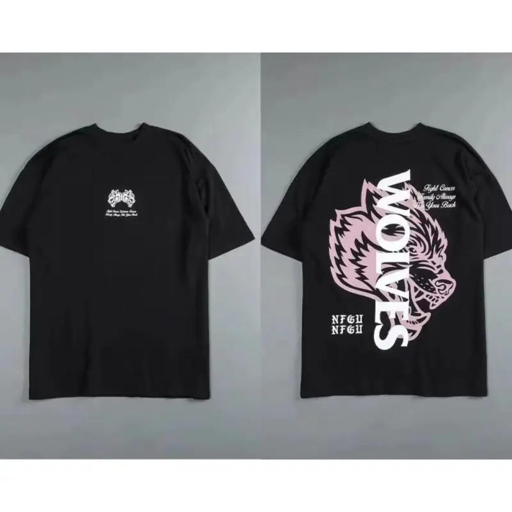 2025 Darc Sport Wolves T-Shirts Oversized Bodybuilding Gym Men Clothing Fugees Graphic Short Sleeve Top Tees Darcsport T Shirts
