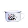 OLOEY Retro Enamel Instant Noodle Bowl with Lid (Set of 2)